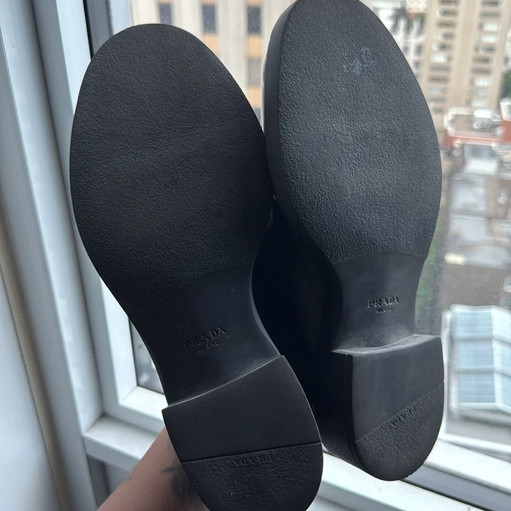 Prada Black Loafers - Picture 7 of 9